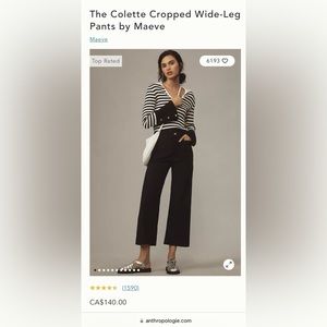 Anthropology Maeve Colette pants